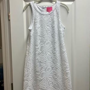 Lilly Pulitzer White Marquette Shift Dress